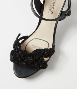 TIFFANIES SU BLACK BLACK JEWELS LEATHER