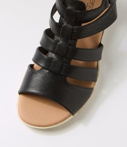 VICTORIO SU BLACK LEATHER