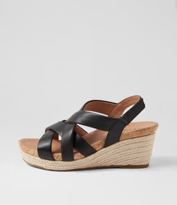 CASCI SU BLACK LEATHER