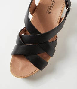 CASCI SU BLACK LEATHER