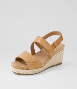 CARRIES SU DK TAN LEATHER