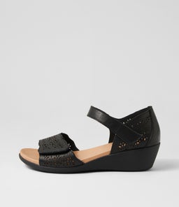 JOONI SU BLACK BLACK SOLE LEATHER
