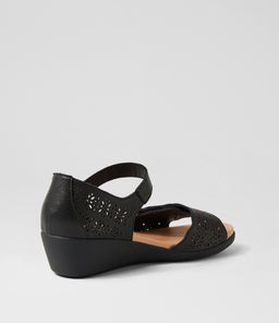 JOONI SU BLACK BLACK SOLE LEATHER