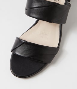 CRYSTAI SU BLACK LEATHER