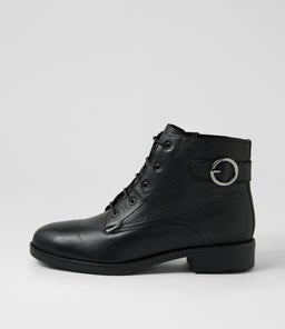 CONNORS SU BLACK LEATHER