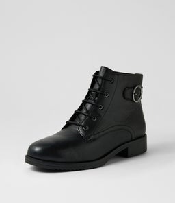 CONNORS SU BLACK LEATHER