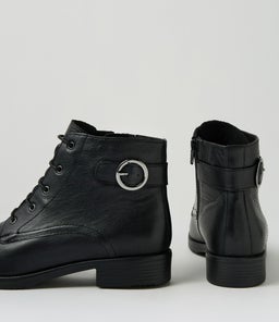 CONNORS SU BLACK LEATHER