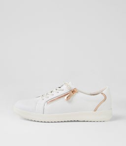 LINDSE SU WHITE ROSE GOLD LEATHER