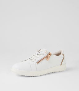 LINDSE SU WHITE ROSE GOLD LEATHER