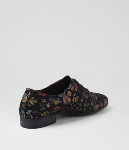 PAVINA SU BLACK EMBROIDERY SUEDE