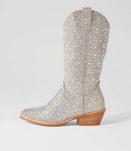 MAJESTY TH SILVER SPARKLE MICROSUEDE