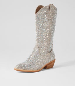 MAJESTY TH SILVER SPARKLE MICROSUEDE