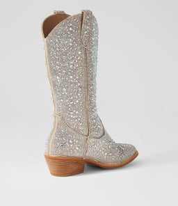 MAJESTY TH SILVER SPARKLE MICROSUEDE