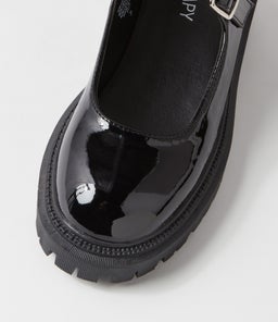 EXIT TH BLACK PATENT PU