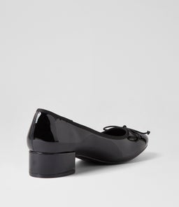 DIANA TH BLACK PATENT PU