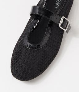 ADDIE TH BLACK PATENT PU