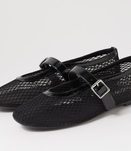 ADDIE TH BLACK PATENT PU