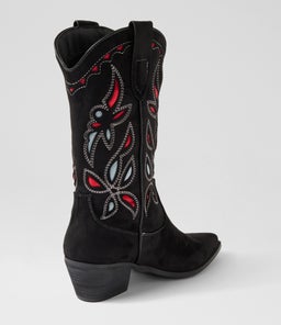 MILEY TH BLACK MICROSUEDE