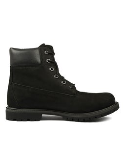 6 PREMIUM ICON BOOT WOMEN'S BLACK NUBUCK