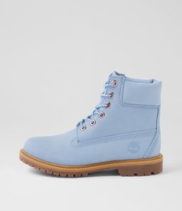 6 PREMIUM ICON BOOT WOMEN'S LIGHT BLUE NUBUCK