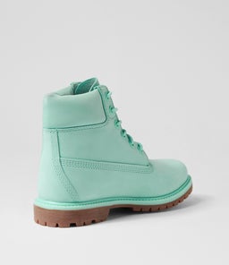 6 PREMIUM ICON BOOT WOMEN'S LIGHT GREEN NUBUCK