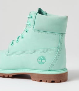 6 PREMIUM ICON BOOT WOMEN'S LIGHT GREEN NUBUCK