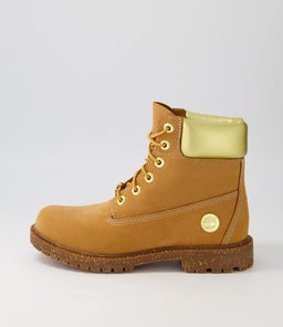 6 INCH HERITAGE BOOT WOMENS TM WHEAT GOLD NUBUCK