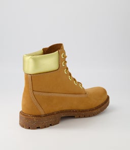 6 INCH HERITAGE BOOT WOMENS TM WHEAT GOLD NUBUCK