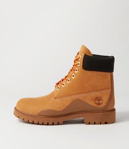 6 PREMIUM RUBBER CUP BOOT TM WHEAT BROWN NUBUCK