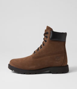 6 INCH CLASSIC BOOT MENS TM DARK BROWN NUBUCK