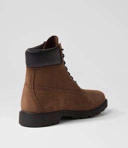 6 INCH CLASSIC BOOT MENS TM DARK BROWN NUBUCK