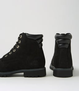 ALBURN 6 INCH LACE UP TM BLACK LEATHER