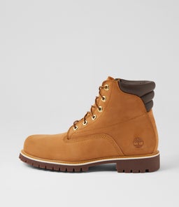 ALBURN 6 INCH LACE UP TM WHEAT LEATHER