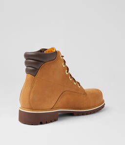 ALBURN 6 INCH LACE UP TM WHEAT LEATHER