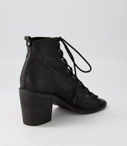 GRIGIO BLACK BLACK HEEL LEATHER