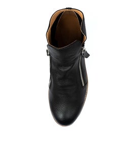 OHMY BLACK BLACK SOLE LEATHER
