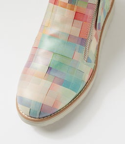 OHMY MULTI CHECKERS LEATHER