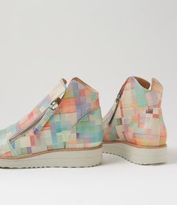 OHMY MULTI CHECKERS LEATHER
