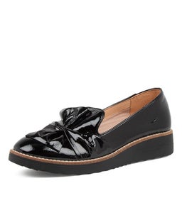 OCLEM BLACK BLACK SOLE PATENT LEATHER