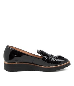 OCLEM BLACK BLACK SOLE PATENT LEATHER