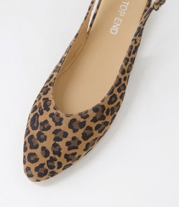 FAIRY TO CAMEL LEOPARD SUEDE