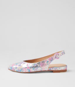 FAIRY TO SILVER&PINK PRINT LEATHER