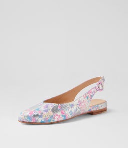 FAIRY TO SILVER&PINK PRINT LEATHER