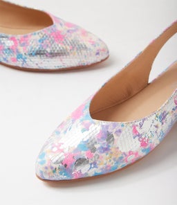FAIRY TO SILVER&PINK PRINT LEATHER