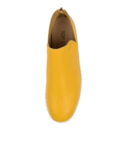 KAMPER TO YELLOW WHITE SOLE TUMBLE LEATHER