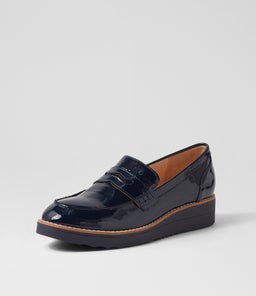 OLEY TO NAVY NAVY SOLE PATENT LEATHER