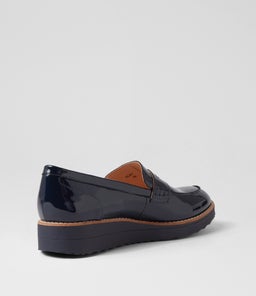 OLEY TO NAVY NAVY SOLE PATENT LEATHER