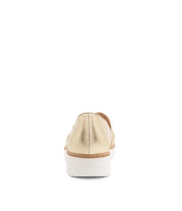 OCLEM LRG PALE GOLD WHITE SOLE LEATHER