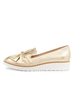 OCLEM LRG PALE GOLD WHITE SOLE LEATHER