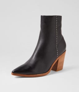 MISTIE TO BLACK NATURAL HEEL LEATHER